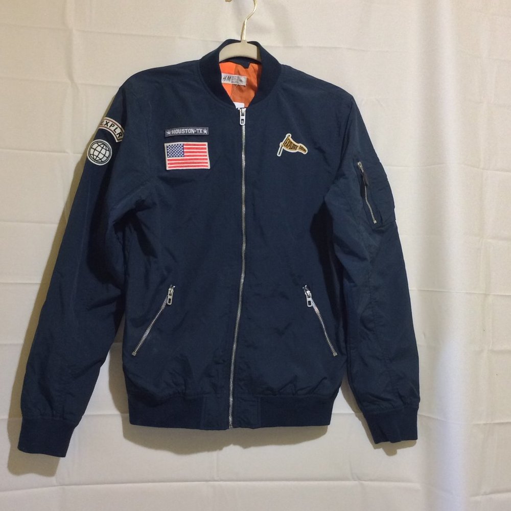 H&M Bomber Jacket with patches